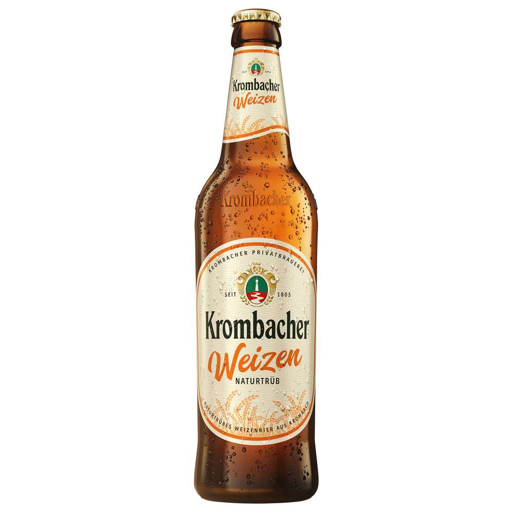 Produktabbildung Krombacher Naturtrübes Weizenbier 5,3%