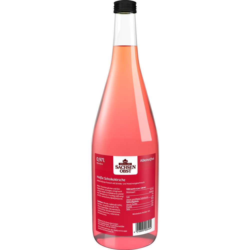 Produktabbildung Sachsenobst Heiße Schokokirsche alkoholfrei