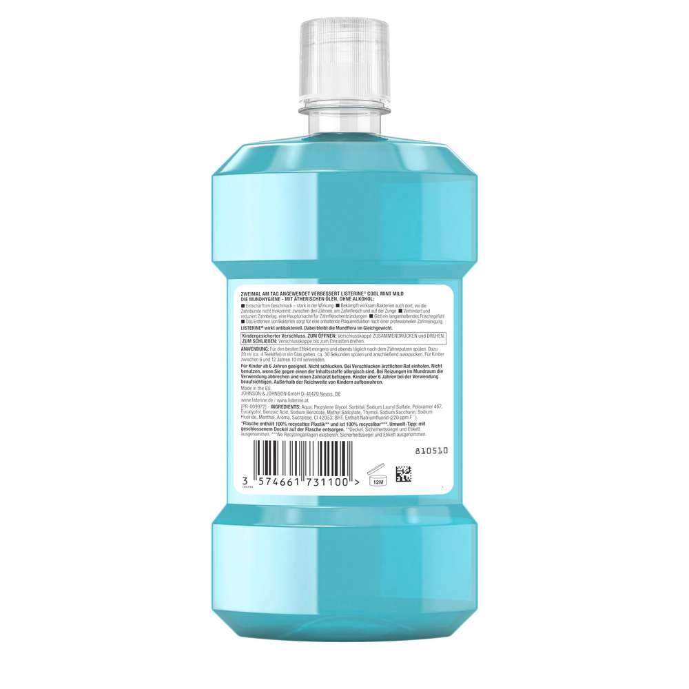 Produktabbildung Listerine Mundspülung Cool Mint, Mild