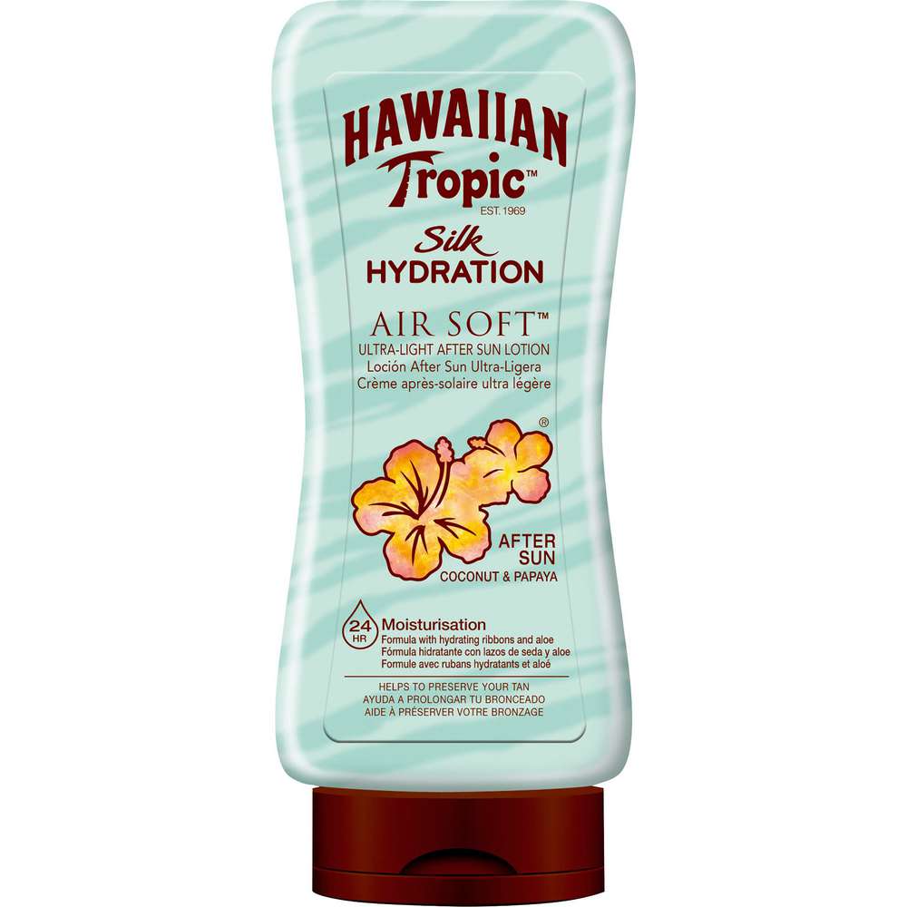 Produktabbildung Hawaiian Tropic Aftersun-Lotion Silk Hydration, Kokosnuss & Papaya