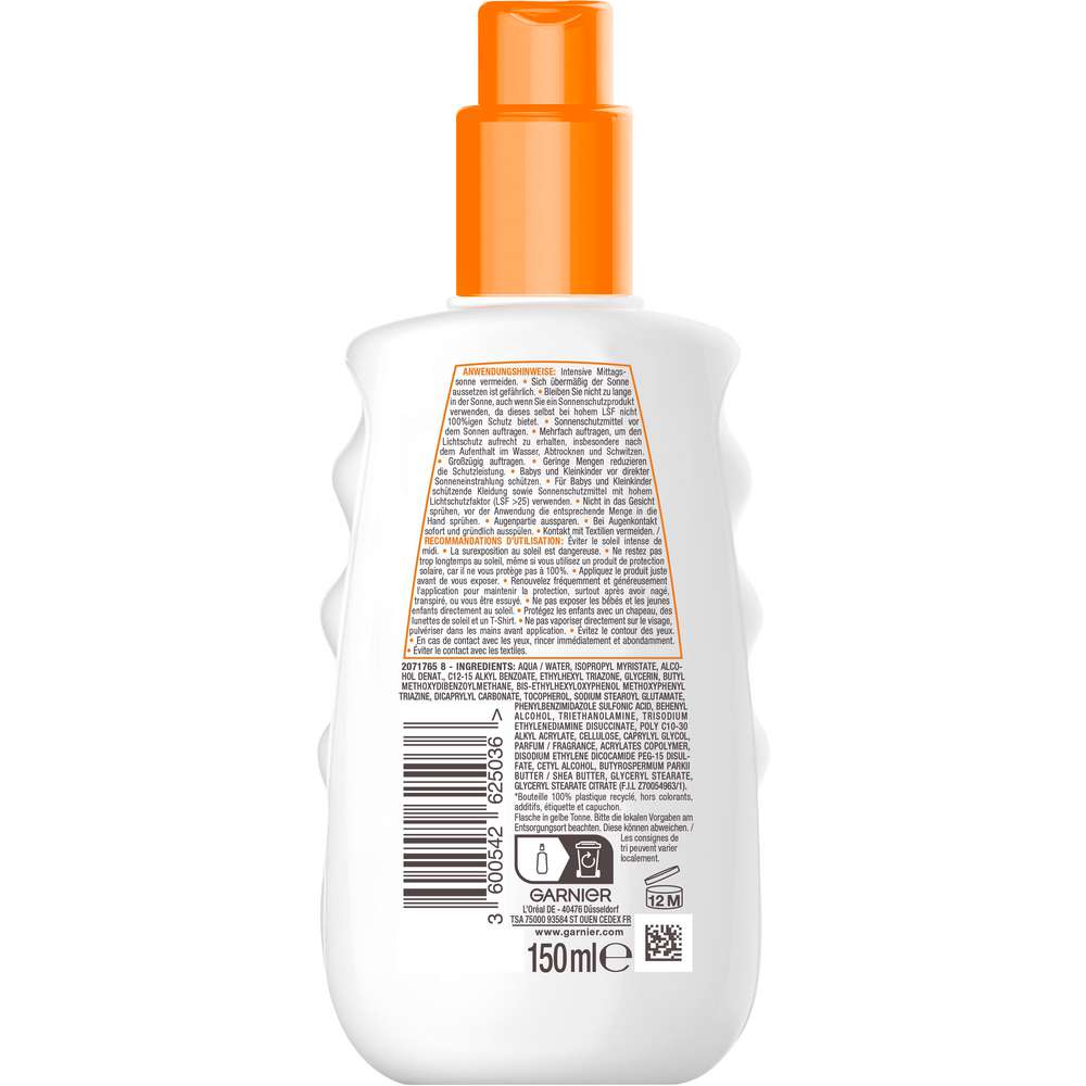 Produktabbildung Garnier Ambre Solaire Sonnenspray Hydra Protect LSF 30