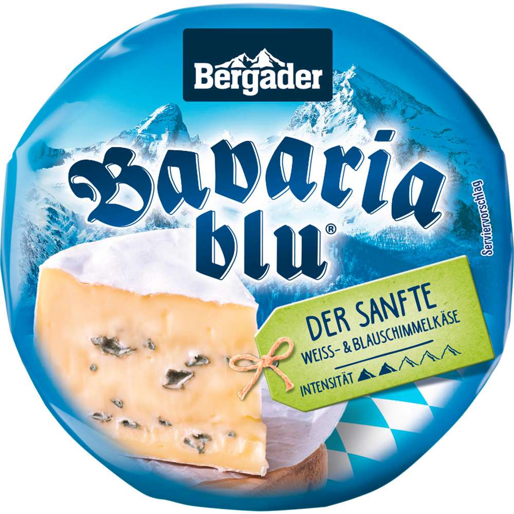 Produktabbildung Bergader Bavaria blu Käse, Der Sanfte