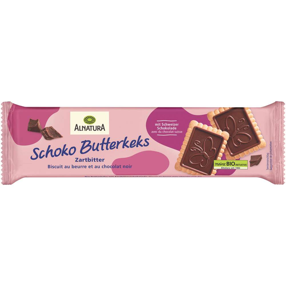 Produktabbildung Alnatura Schoko Butterkeks Zartbitter