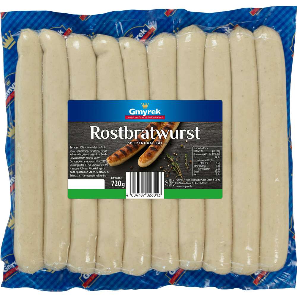 Produktabbildung Gmyrek Rostbratwurst
