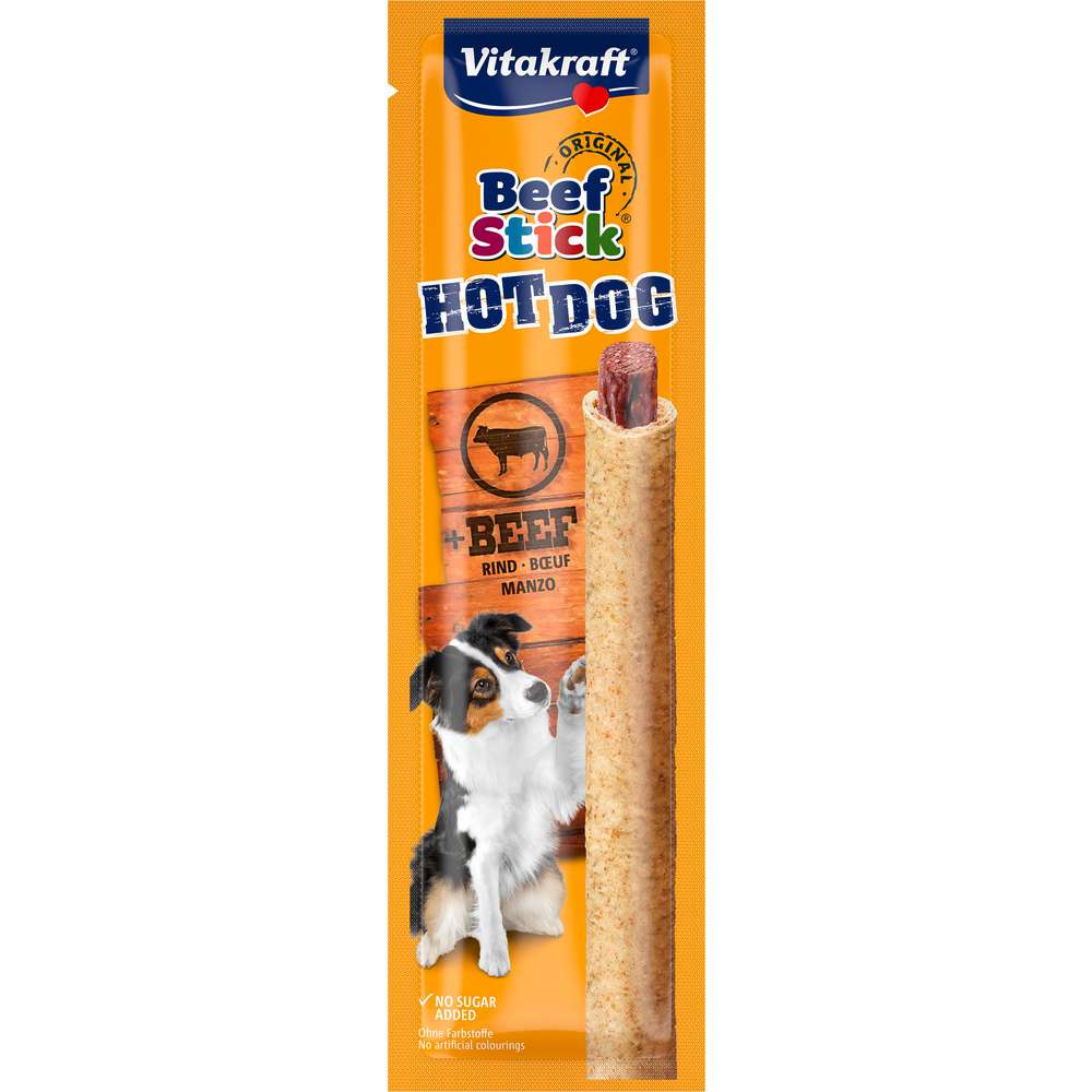 Produktabbildung Vitakraft Hunde-Snack Beef Stick, Hot Dog, Rind