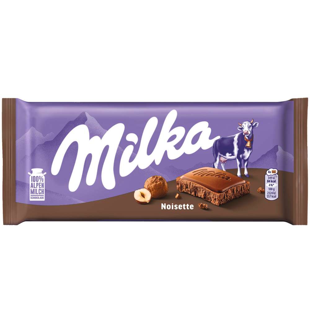 Produktabbildung Milka Tafelschokolade, Noisette