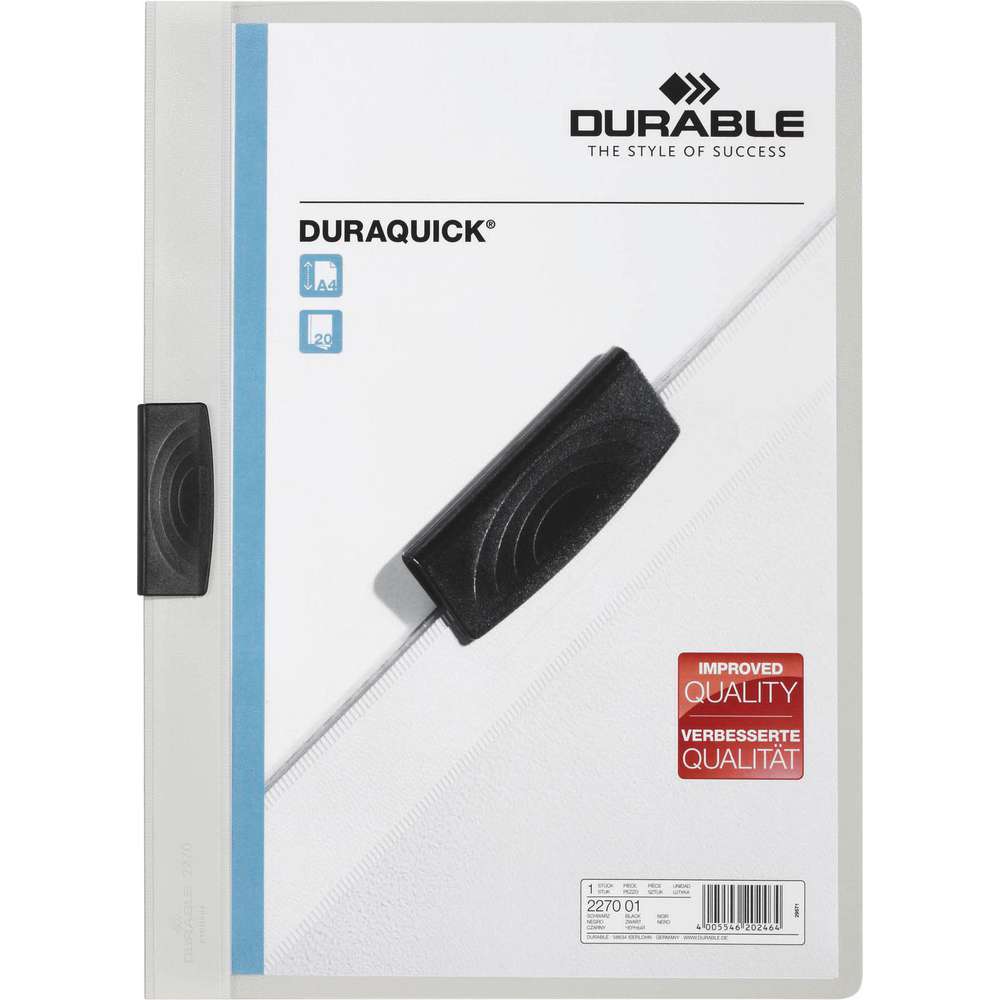 Produktabbildung DURABLE Klemmhefter, DIN A4, weiß