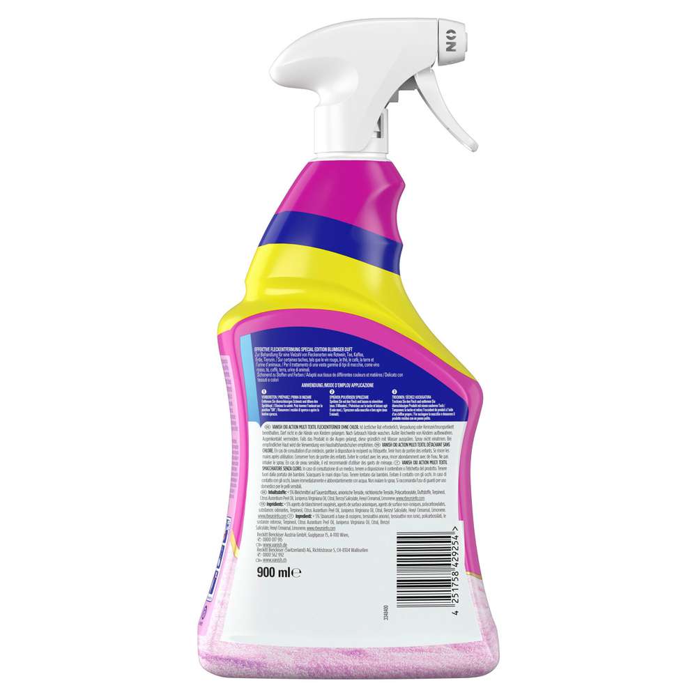 Produktabbildung Vanish Multi-Textil Fleckenentferner Oxi Action, Frische Blüte