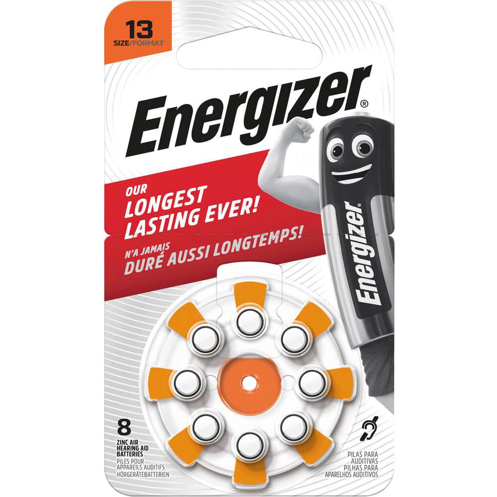 Produktabbildung Energizer Hörgerätebatterie Zinc-Air ENR EZ Turn & Lock (13) 1,4 Volt