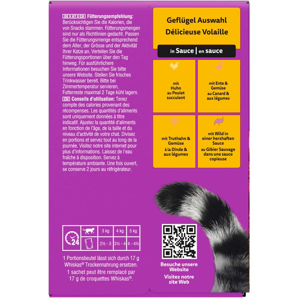 Produktabbildung Whiskas Katzen-Nassfutter, Aromatic Geflügel