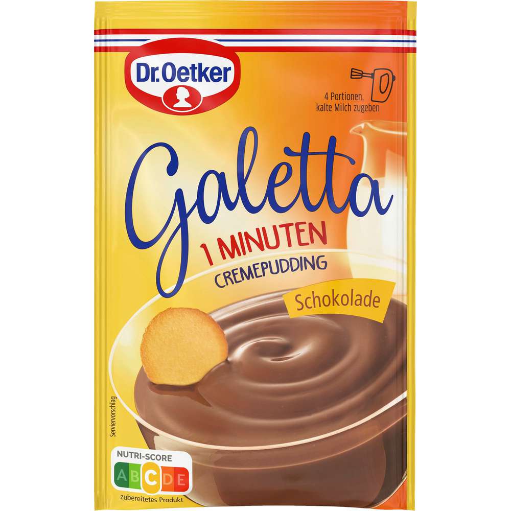 Produktabbildung Dr. Oetker Galetta Schoko-Puddingpulver