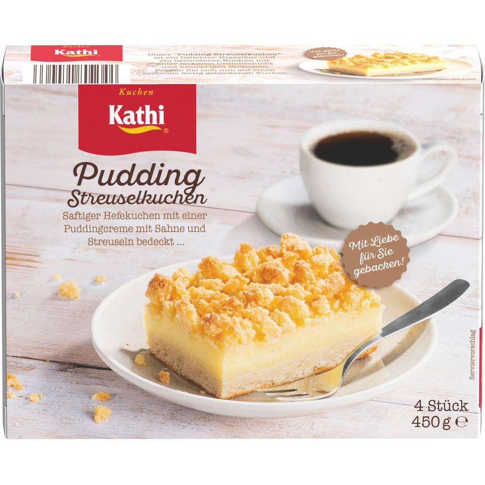 Produktabbildung Kathi Backmischung Pudding Streuselkuchen