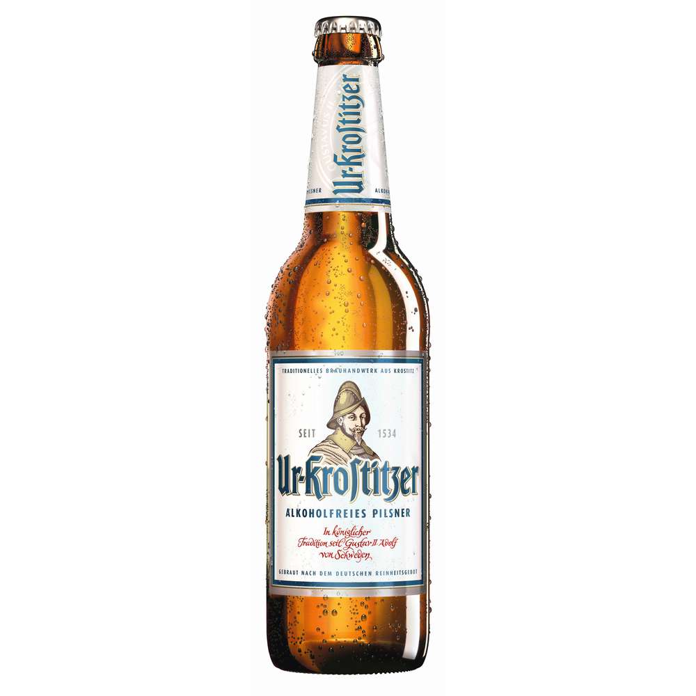 Produktabbildung Ur-Krostitzer Pilsener Bier, alkoholfrei