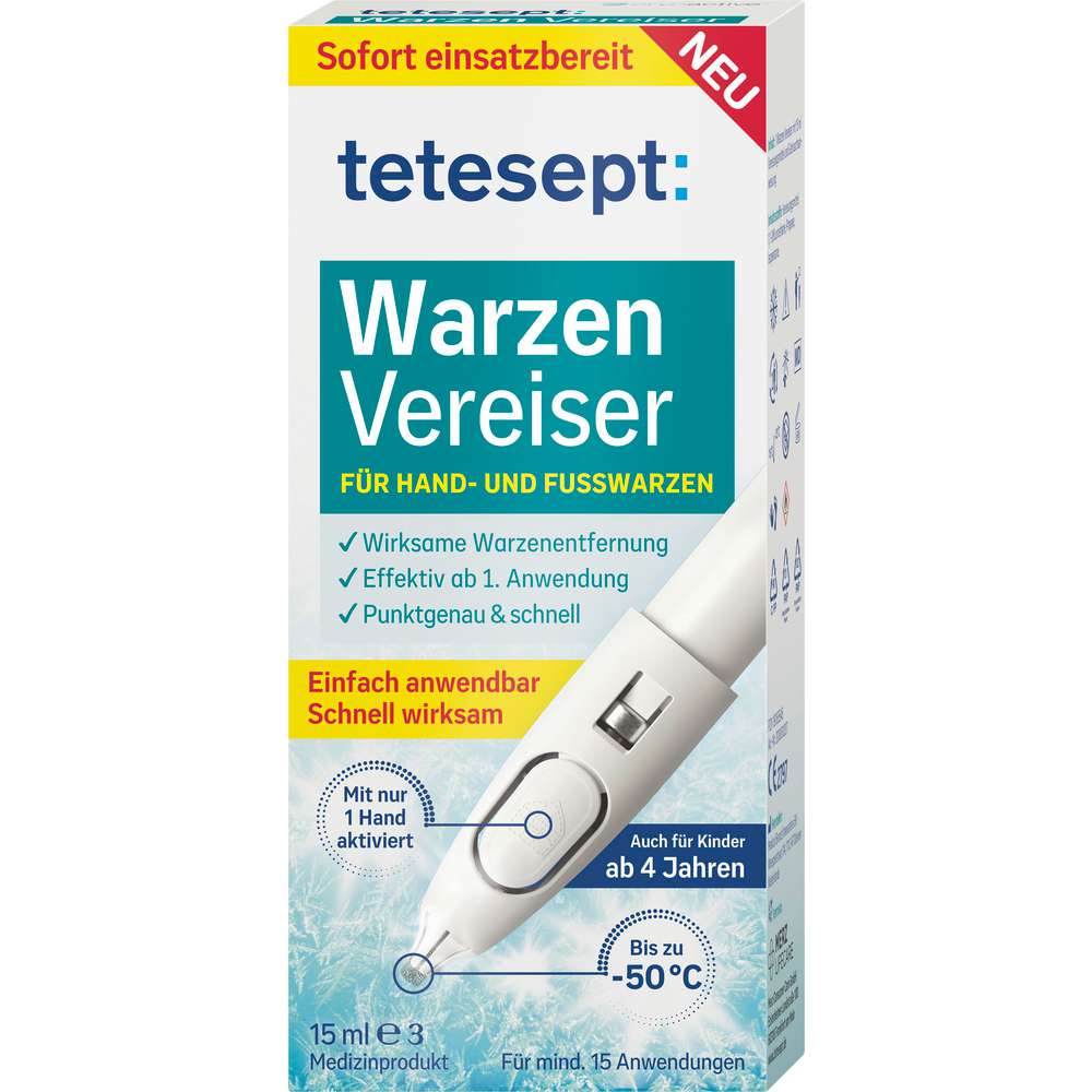 Produktabbildung tetesept Warzen Vereiser