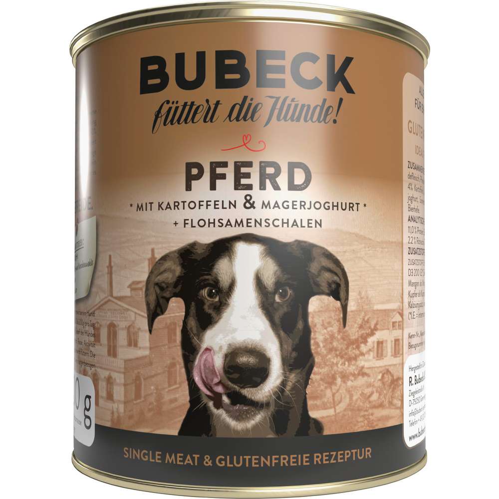 Produktabbildung Bubeck Hunde-Nassfutter, Pferd