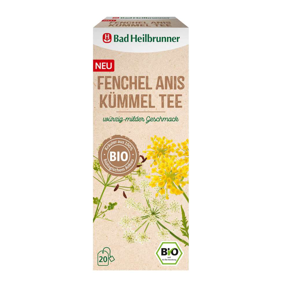 Produktabbildung Bad Heilbrunner Bio Tee, Fenchel/Anis/Kümmel