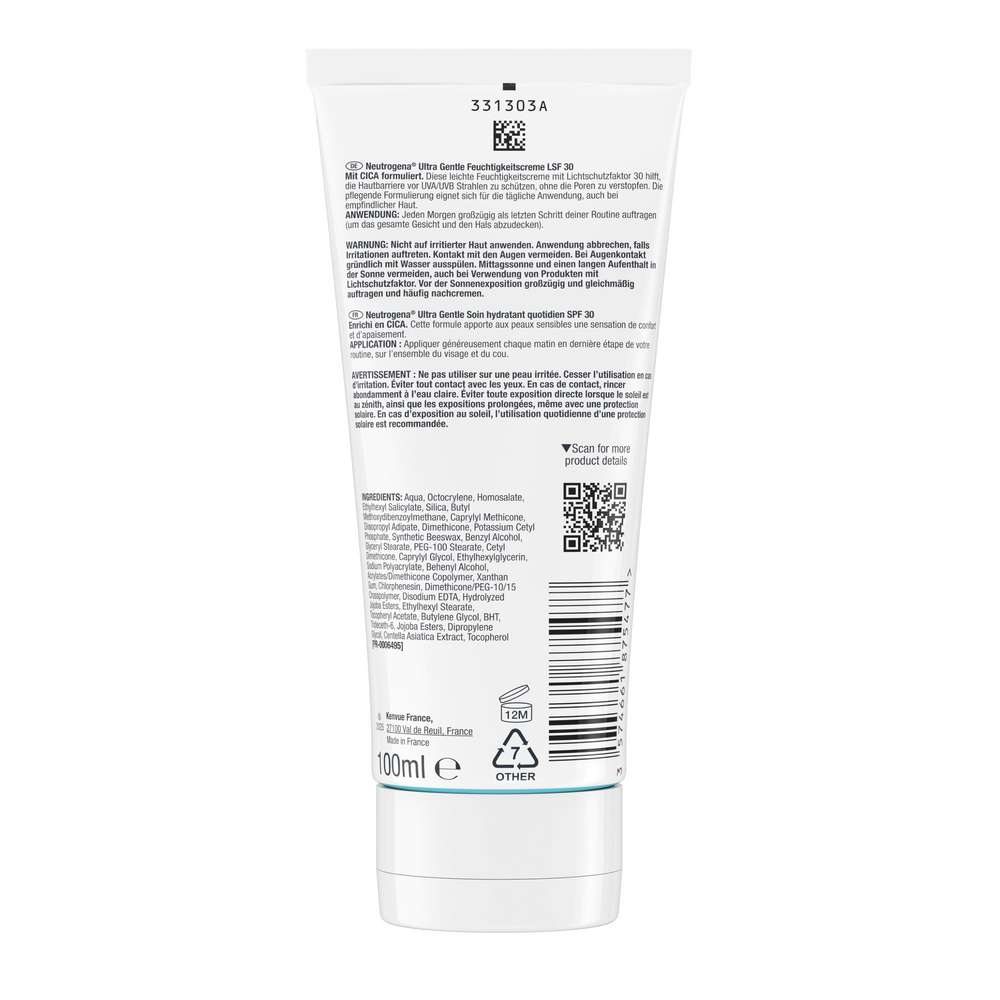 Produktabbildung Neutrogena Feuchtigkeitscreme Tagespflege LF30 Ultra Gentle
