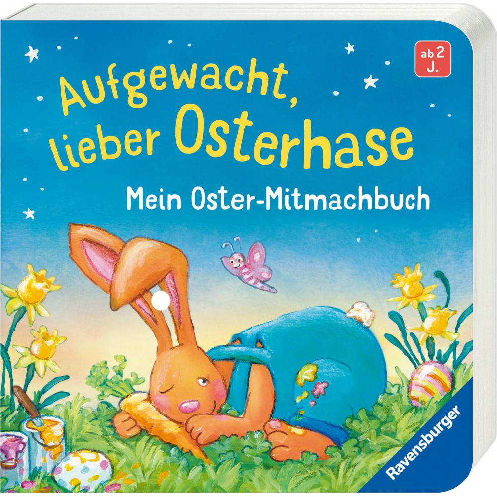 Produktabbildung keine Marke Aufgewacht, lieber Osterhase – Mein Oster-Mitmachbuch
