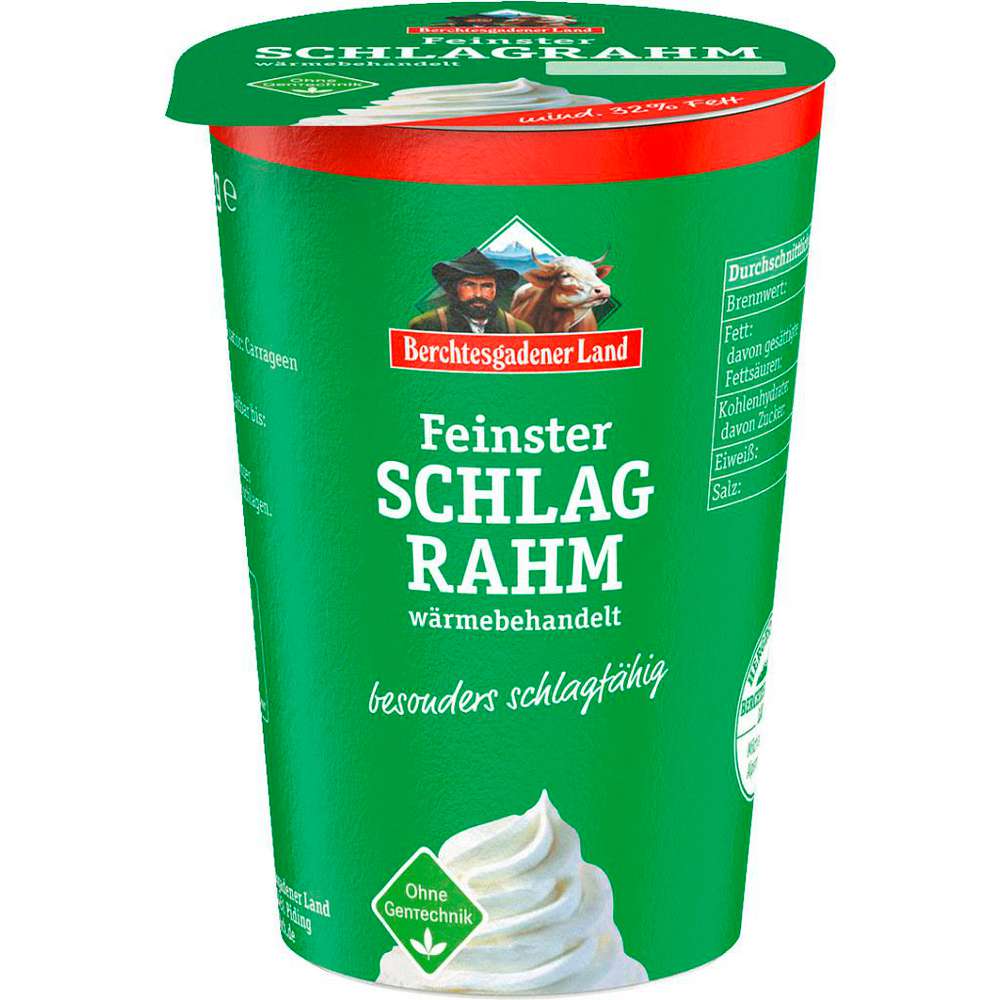Produktabbildung Berchtesgadener Land Schlagrahm, 32% Fett