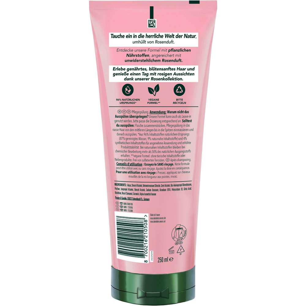 Produktabbildung Herbal Essences Pflegespülung Blütensanft, Rosenduft