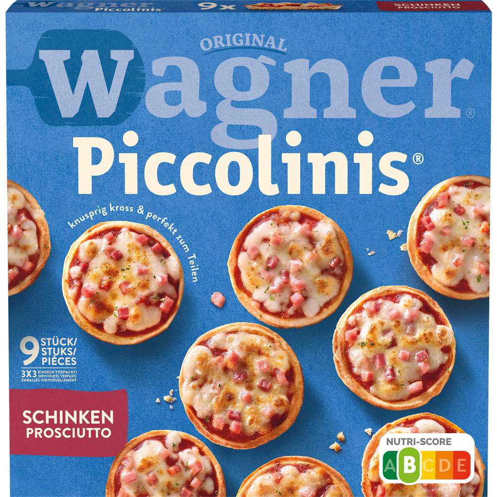 Produktabbildung Wagner Piccolinis Schinken, tiefgekühlt