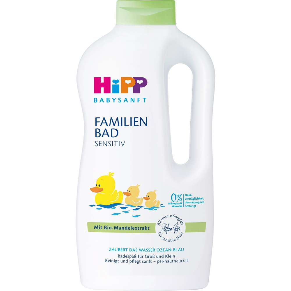 Produktabbildung Hipp Familienbad, Babysanft Sensitiv mit Bio-Mandelextrakt