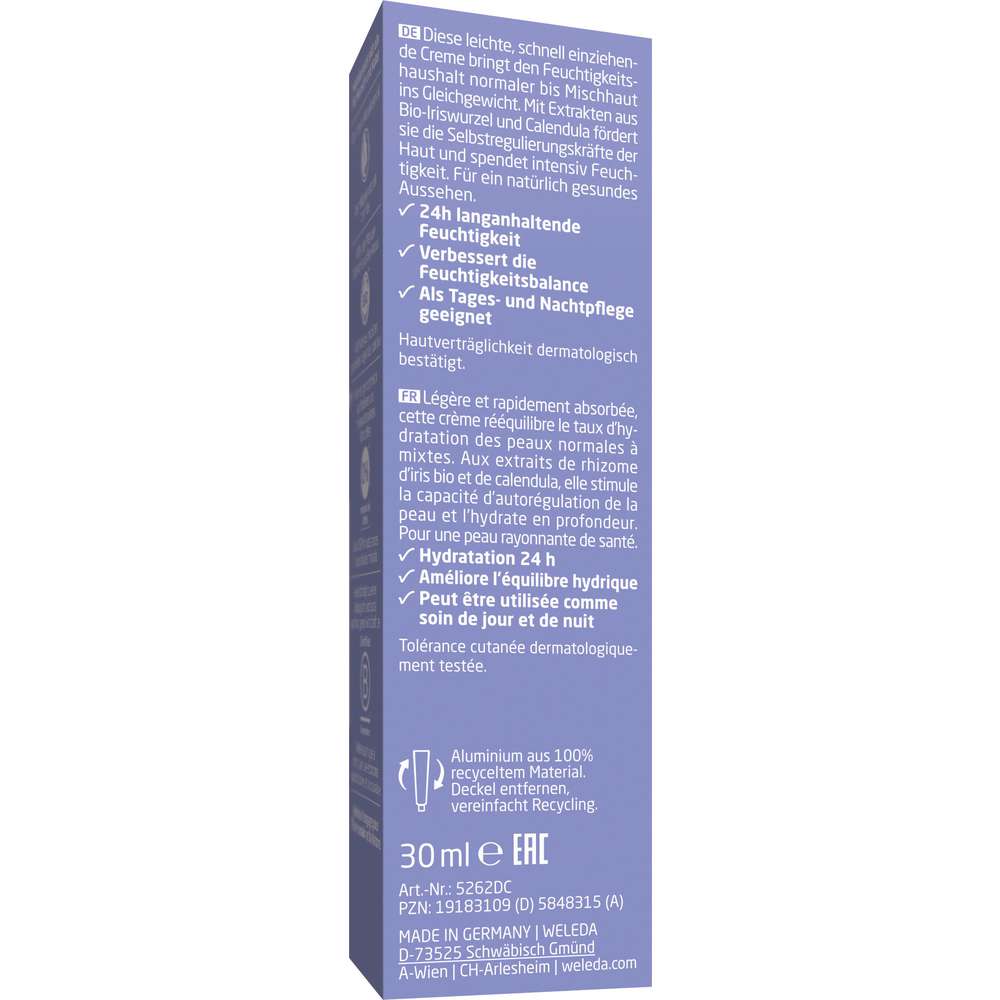 Produktabbildung Weleda Feuchtigkeitscreme, Iris