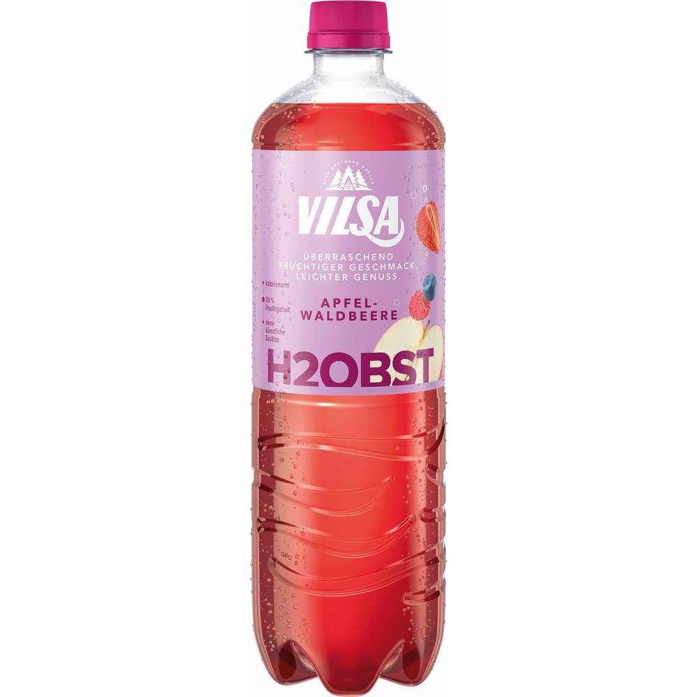 Produktabbildung Vilsa H2Obst Sportdrink, Apfel-Waldbeere
