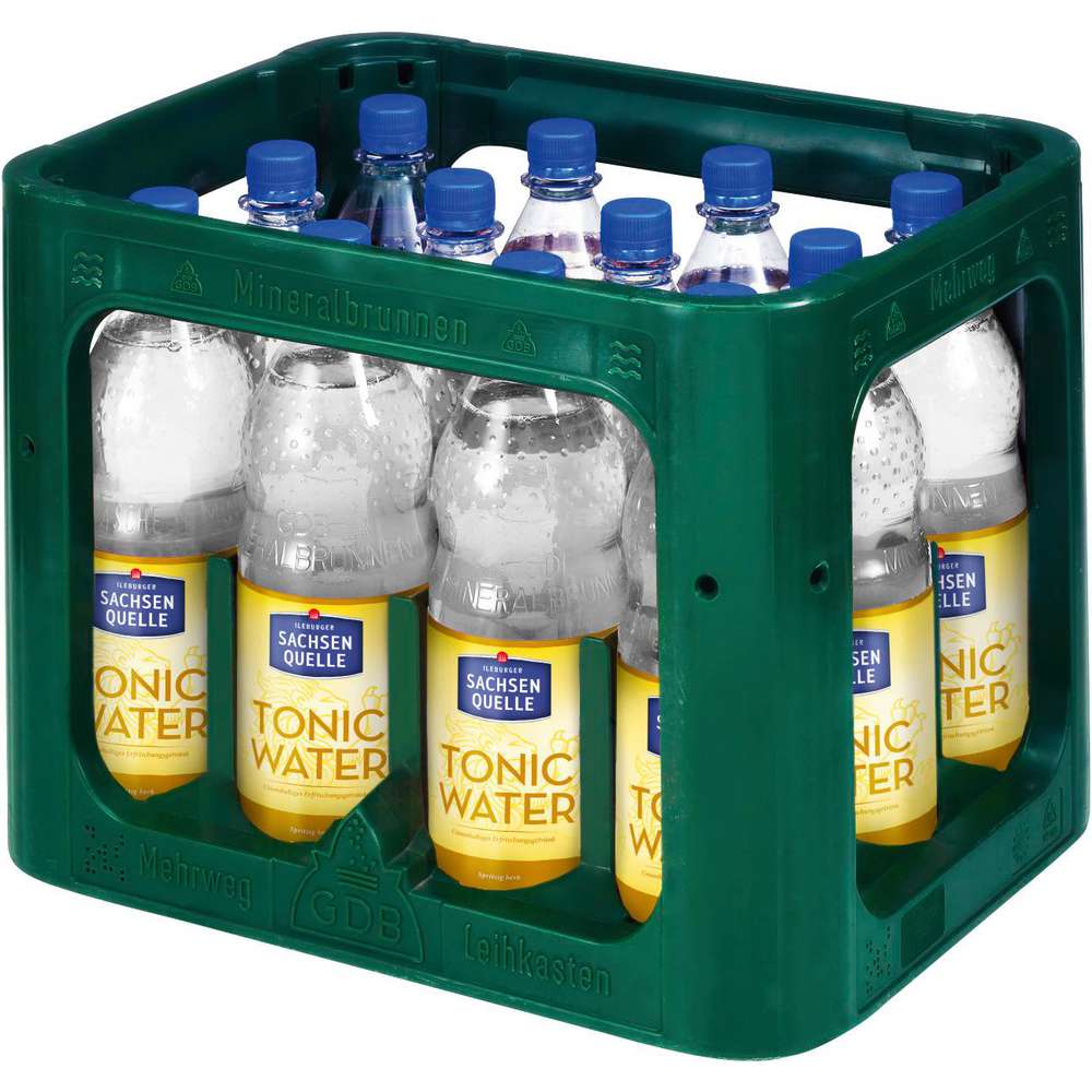 Produktabbildung Ileburger Sachsen Quelle Tonic Water (12x 1,000 Liter)
