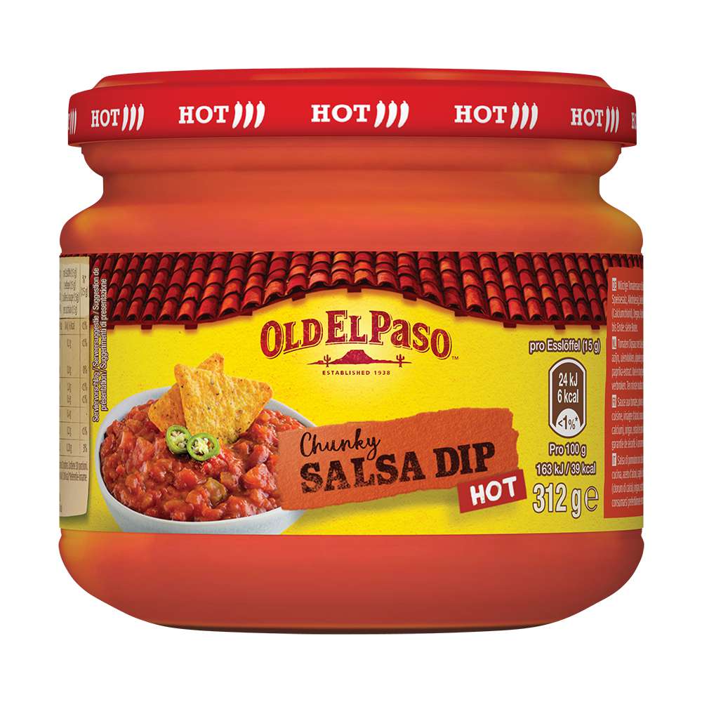 Produktabbildung Old el Paso Salsa Dip Hot, Chunky