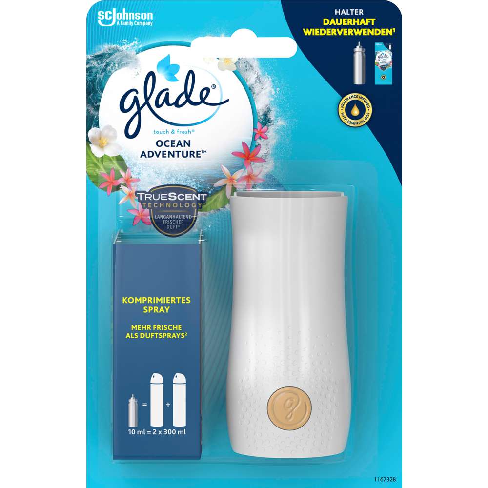 Produktabbildung Glade Lufterfrischer Touch & Fresh Halter, Ocean Adventure