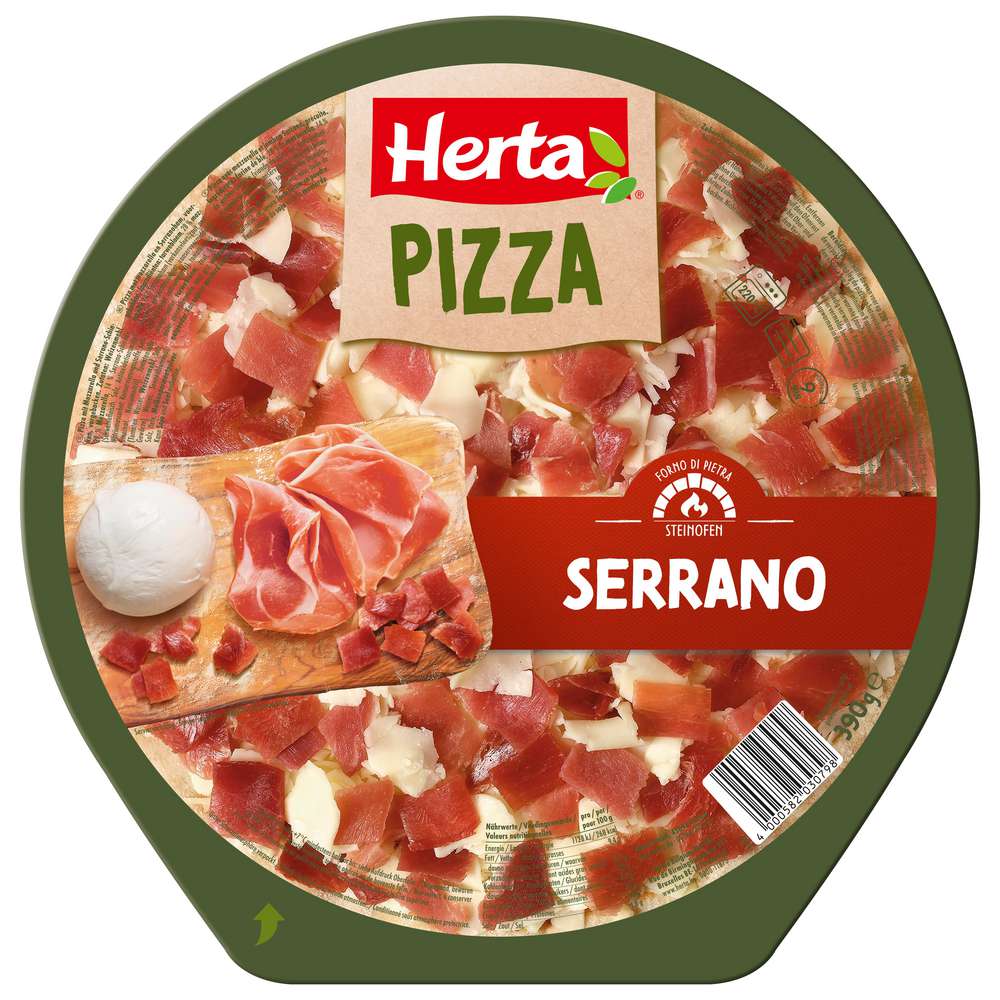 Produktabbildung Herta Pizza Serrano, tiefgekühlt