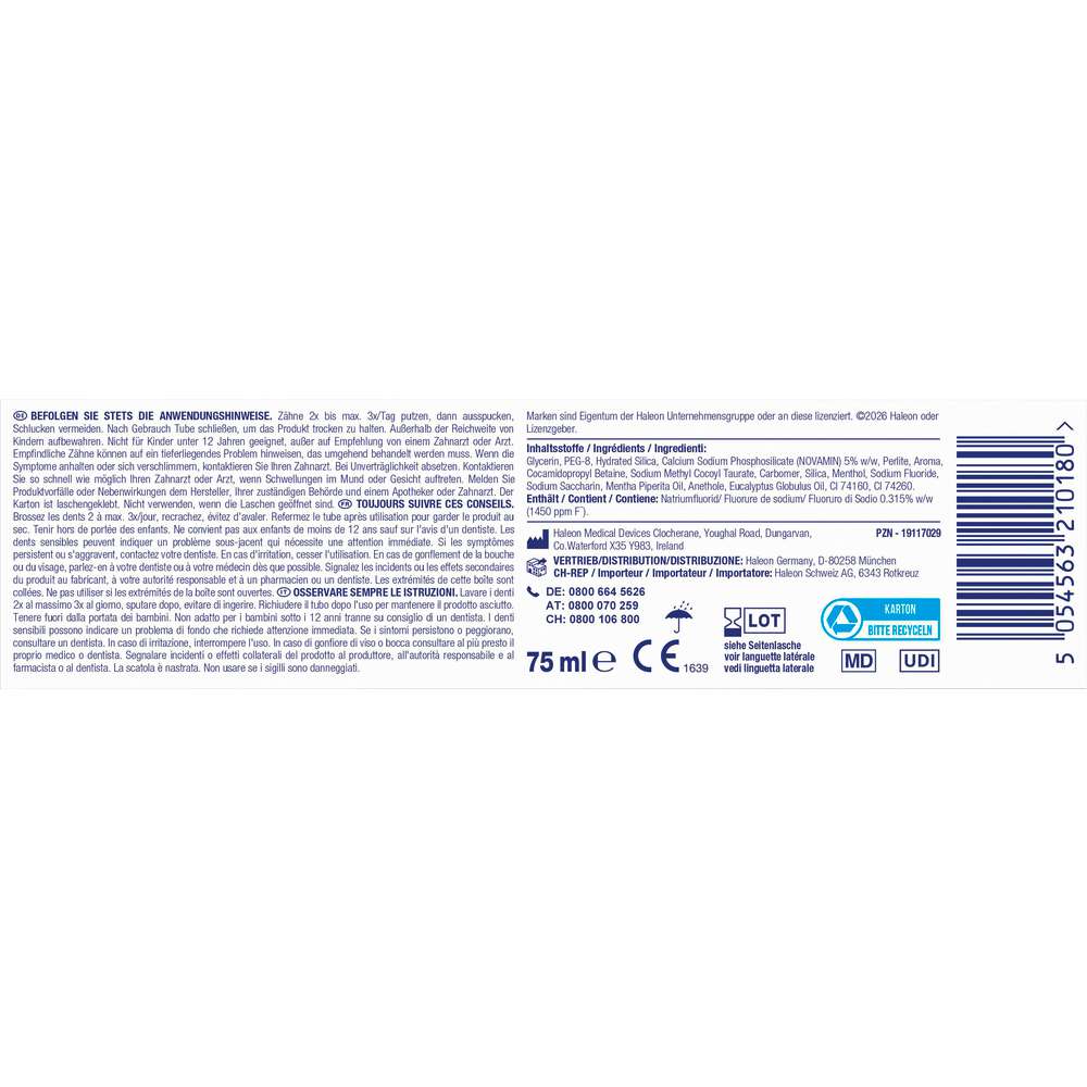 Produktabbildung Sensodyne Zahncreme Clinical Repair