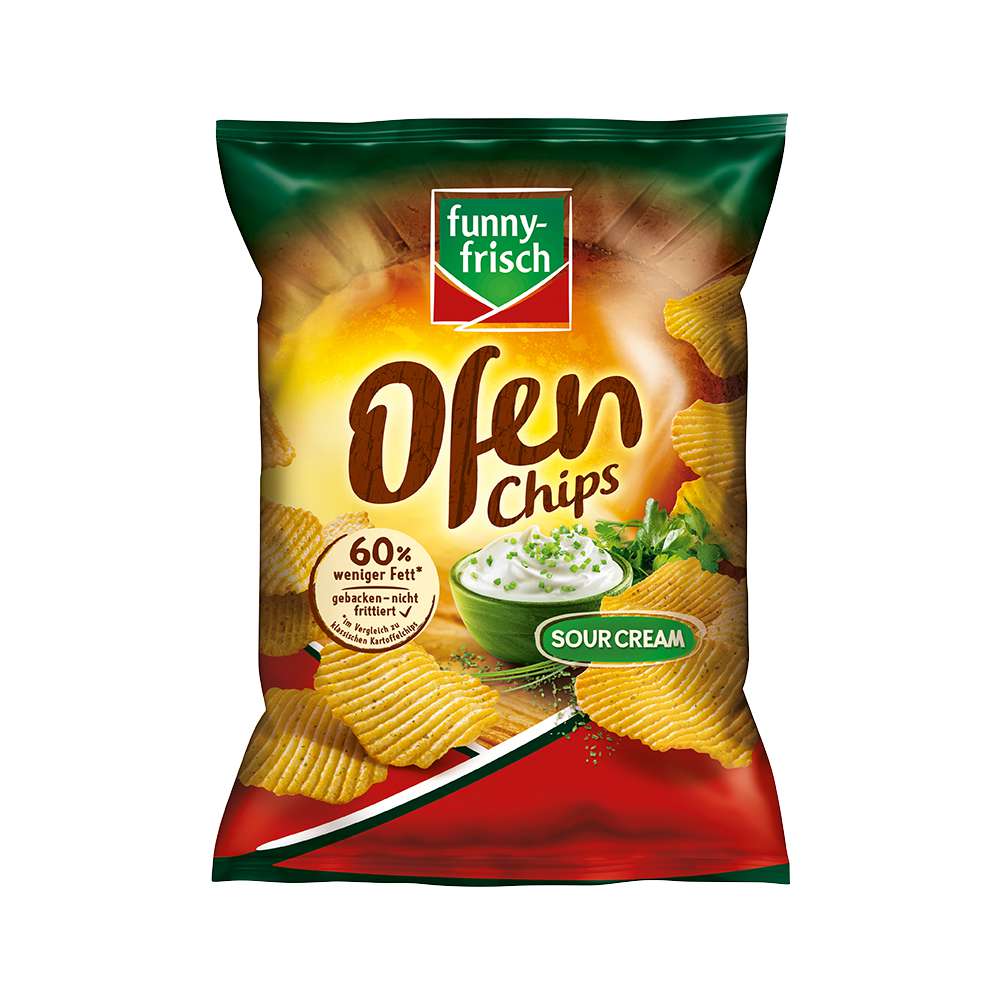 Produktabbildung funny-frisch Ofen Chips, Sour Cream