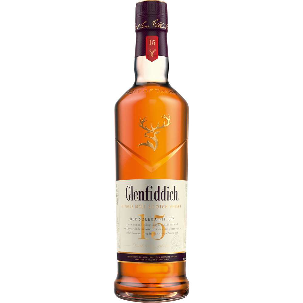 Produktabbildung Glenfiddich Scotch 15 J. 40% Vol.