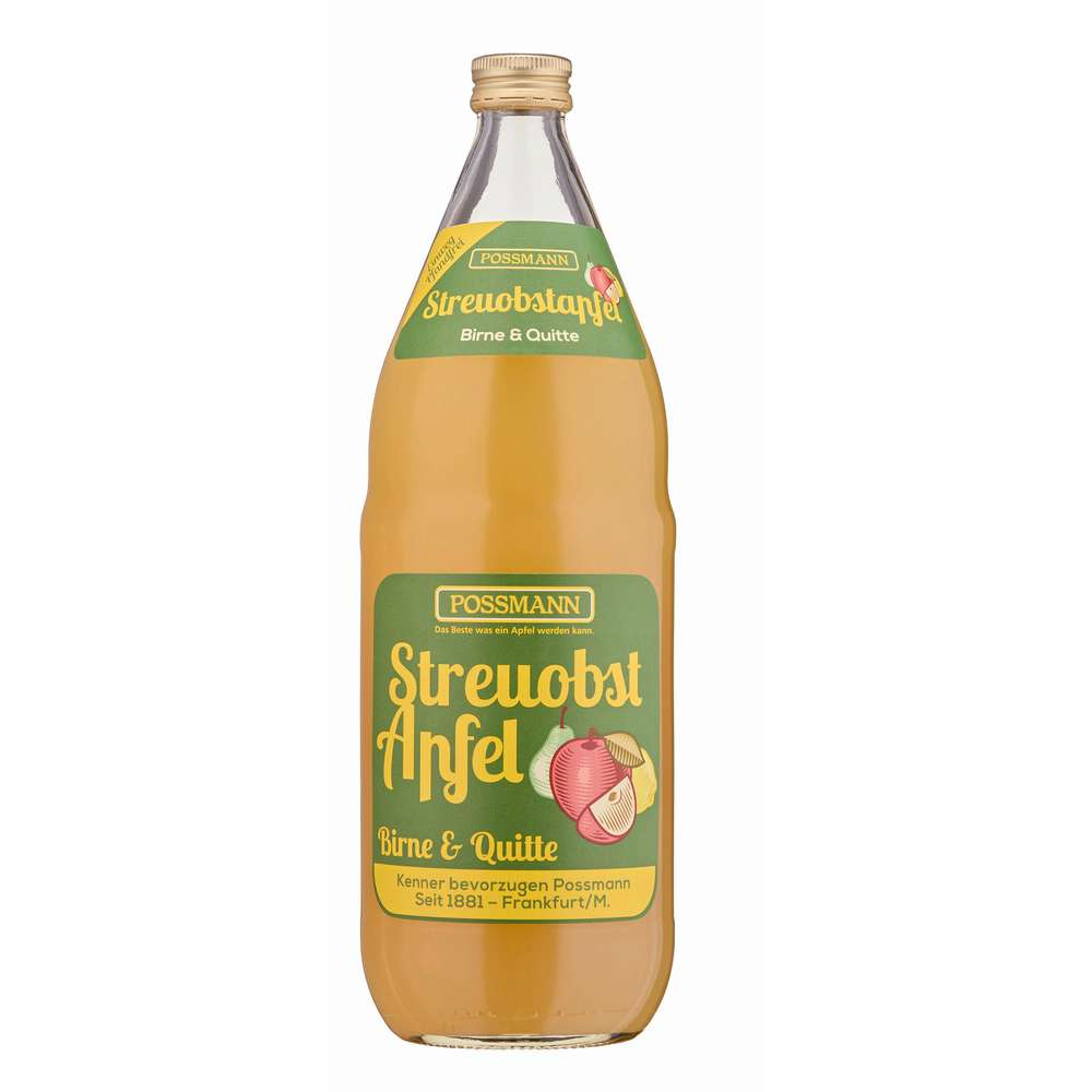 Produktabbildung Possmann Streuobstsaft Birne & Quitte