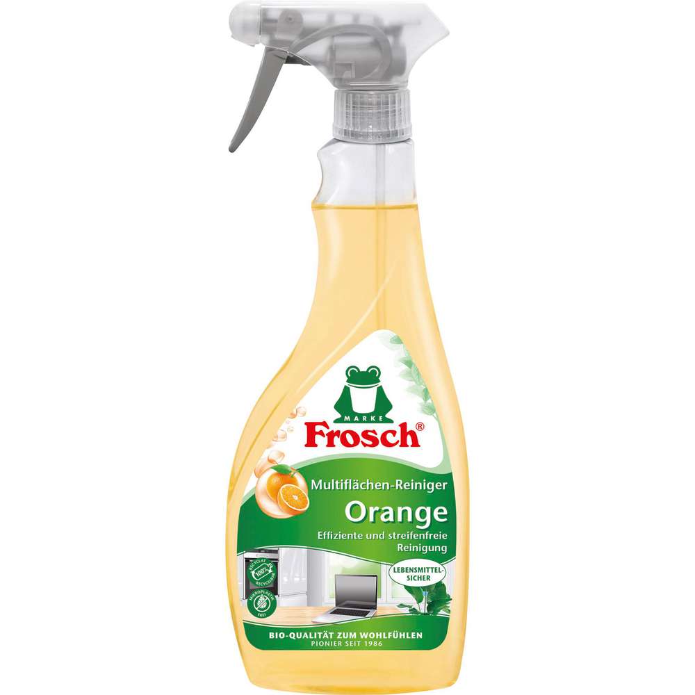 Produktabbildung Frosch Bio Multiflächen-Reiniger, Orange