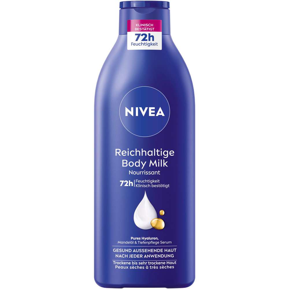 Produktabbildung Nivea Body Milk, reichhaltig