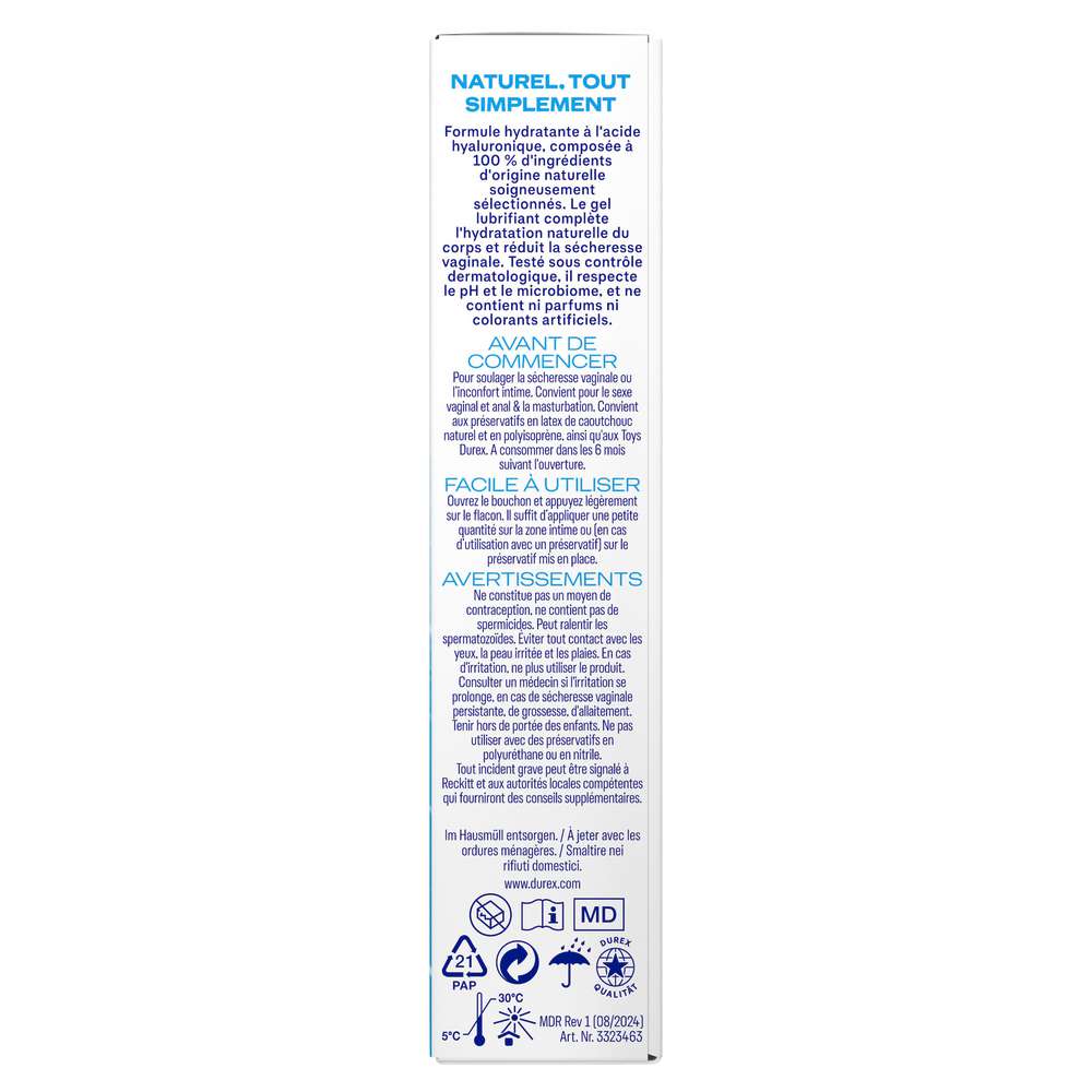 Produktabbildung Durex Gleitgel Naturals, wasserbasiert