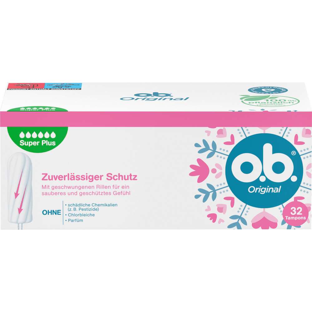 Produktabbildung o.b. Tampons, Super Plus