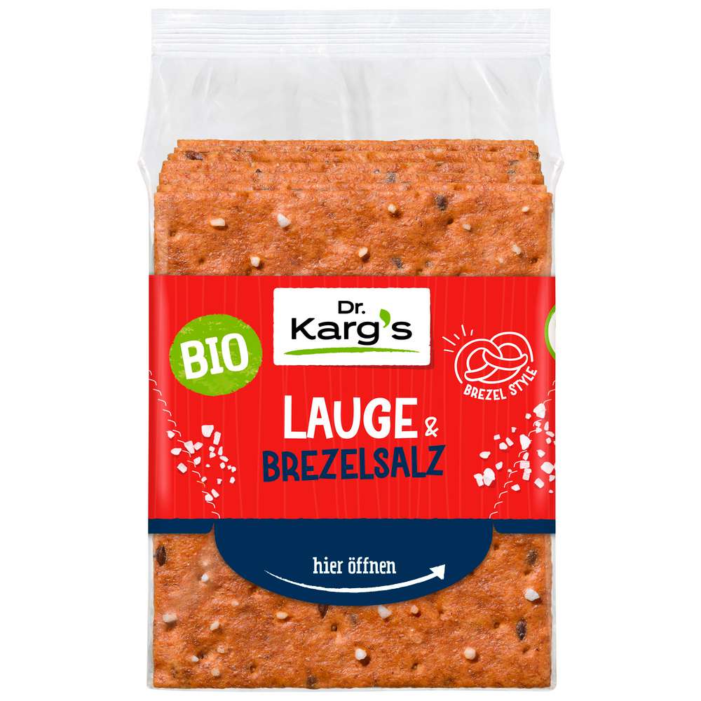 Produktabbildung Dr. Karg's Bio Laugen-Knäcke Salz