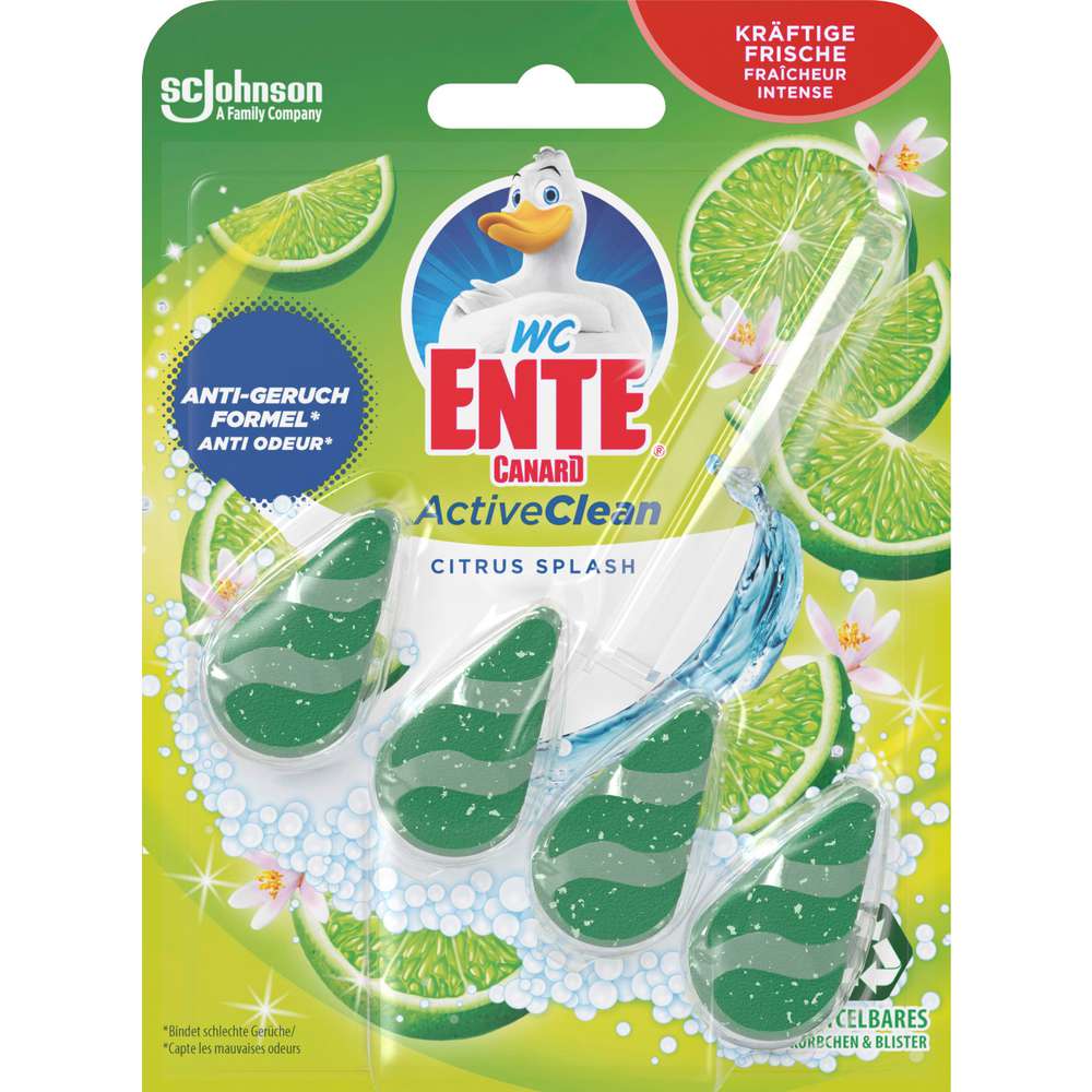Produktabbildung WC Ente WC Duftspüler Active Clean, Citrus