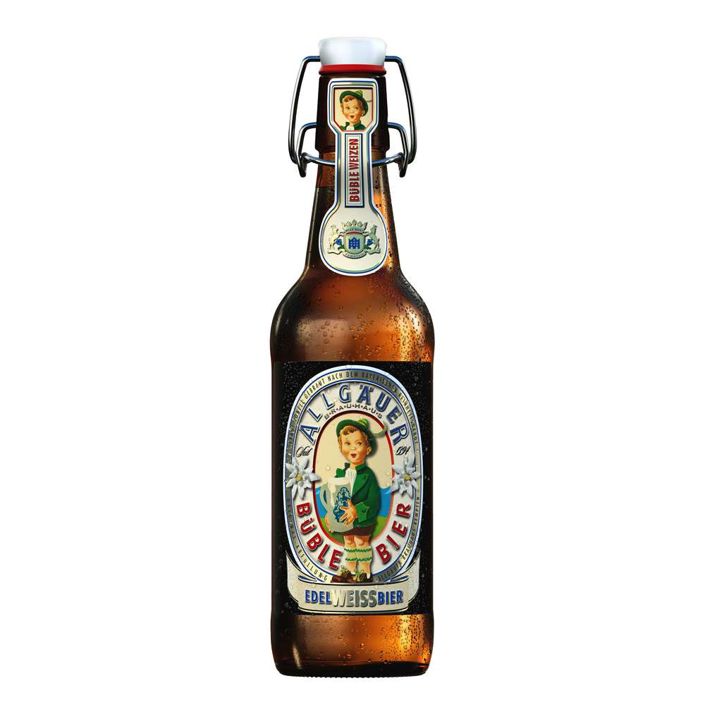 Produktabbildung Allgäuer Büble Edel-Weißbier 5,3%