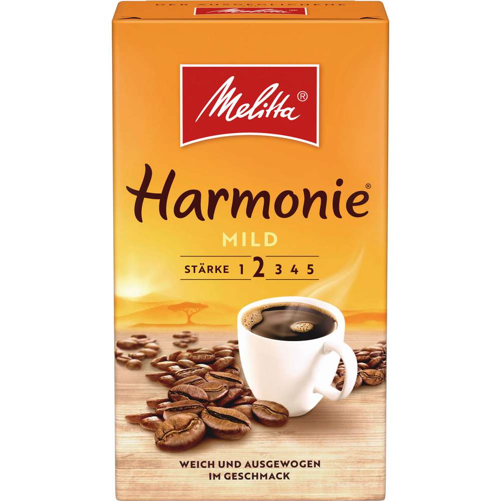 Produktabbildung Melitta Kaffee Harmonie Mild, gemahlen