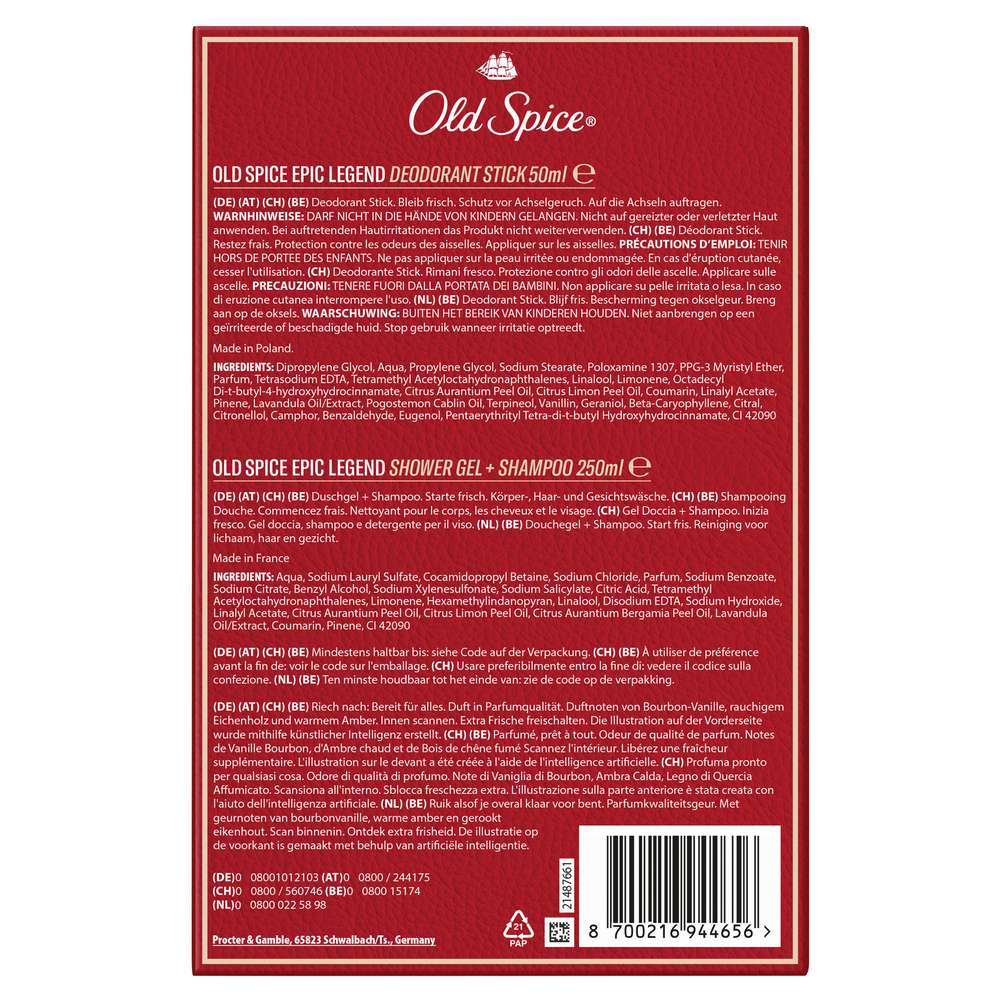 Produktabbildung Old Spice Geschenk-Set Music Epic Legend