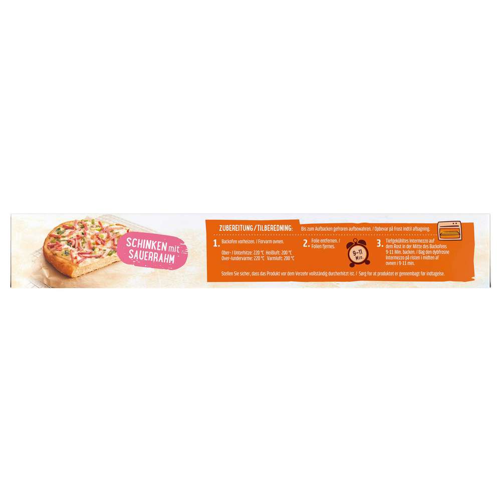 Produktabbildung Dr. Oetker Pizzabrot Intermezzo, Schinken mit Sauerrahm