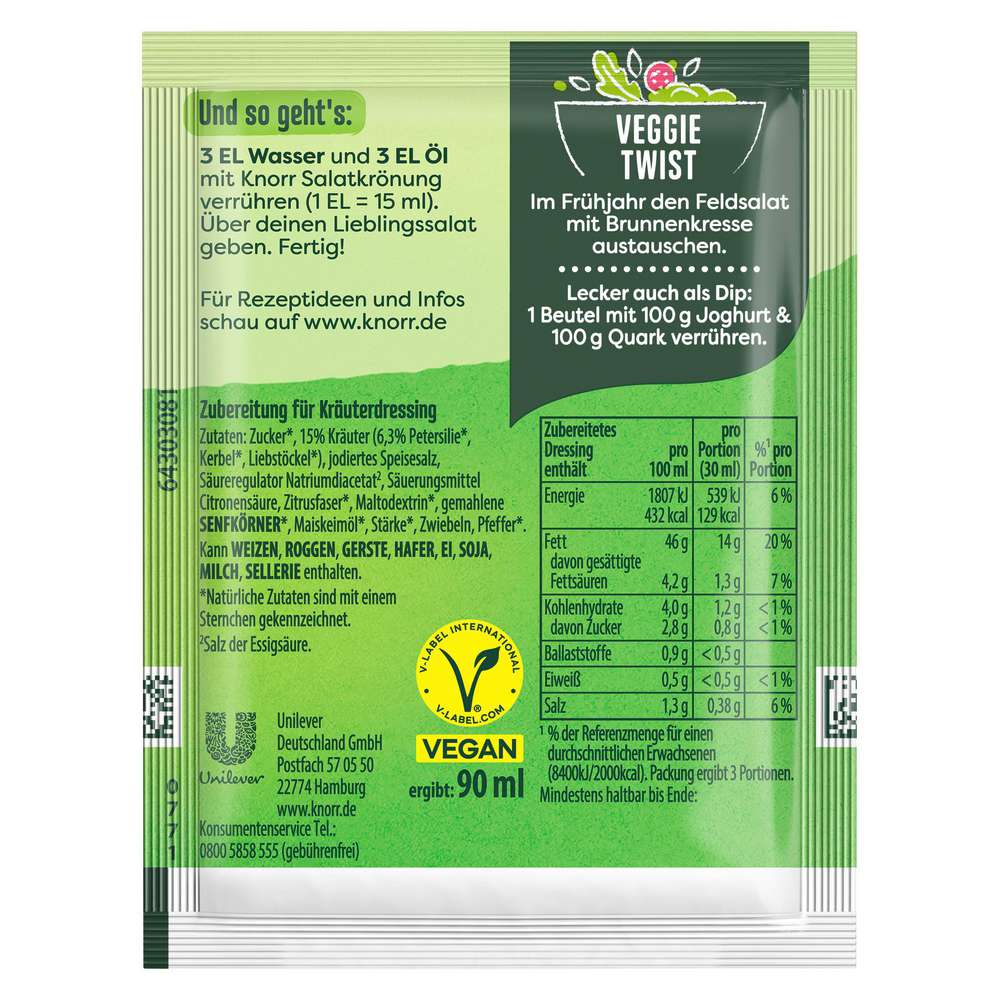 Produktabbildung Knorr Salat Krönung, Feldsalat