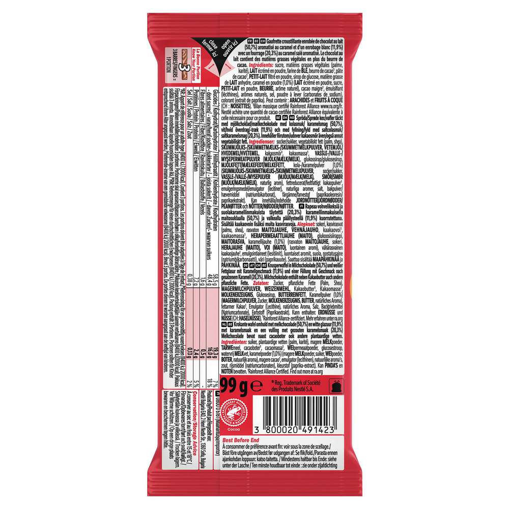Produktabbildung Nestle Kit Kat Tablet Salted Caramel