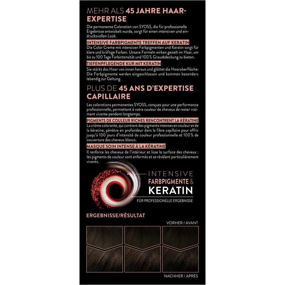 Produktabbildung Syoss Permanente Coloration 3_1 Dunkelbraun