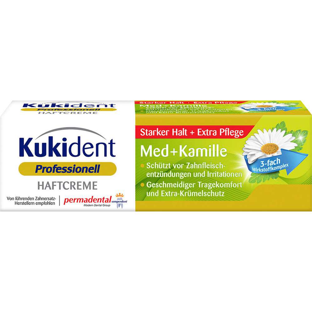 Produktabbildung Kukident Haftcreme, Kamille